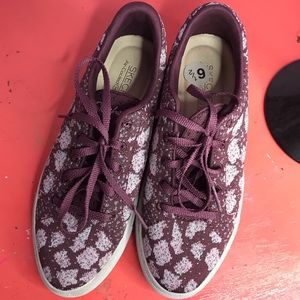 Skechers Purple Air Cooled Memory Foam Sneakers